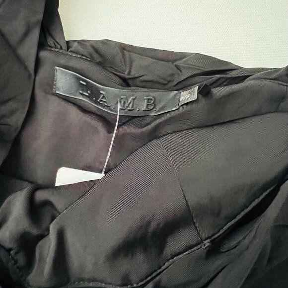 L.A.M.B by GWEN STEFANI Knit Draped Bustier ONE SHOULDER Top Black ( S ) - Picture 4 of 4